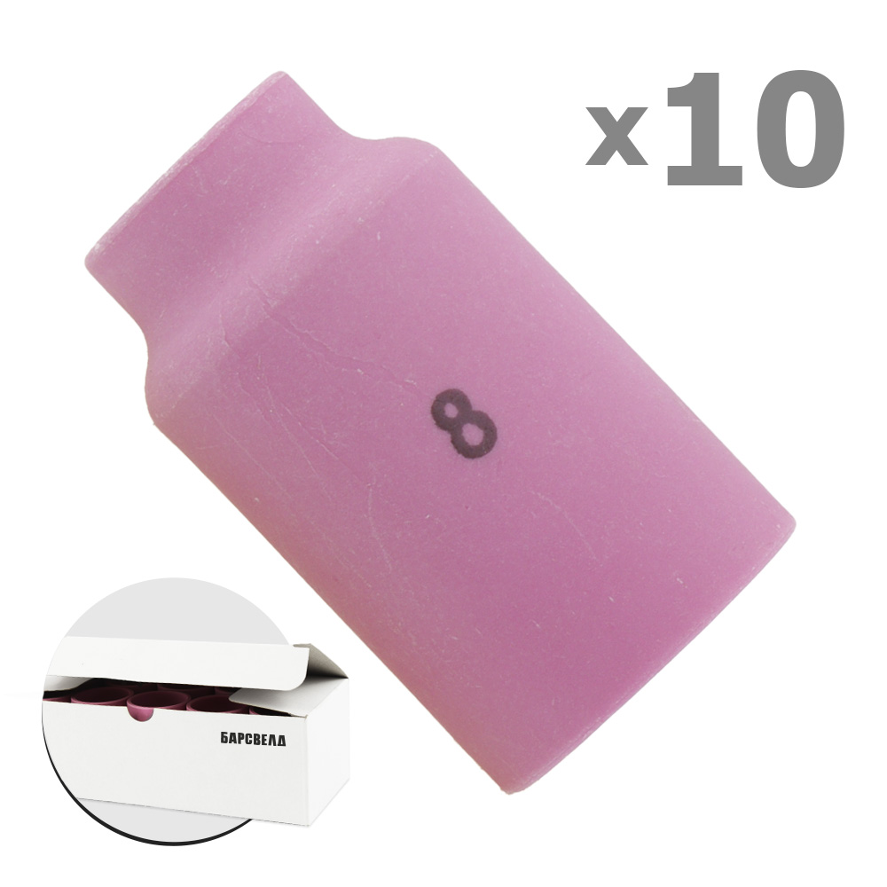 Сопло керамическое SR 17/18/26 под стандартную линзу №8 ф 12,5 мм, L=42 мм (B401P222204|B54N14)